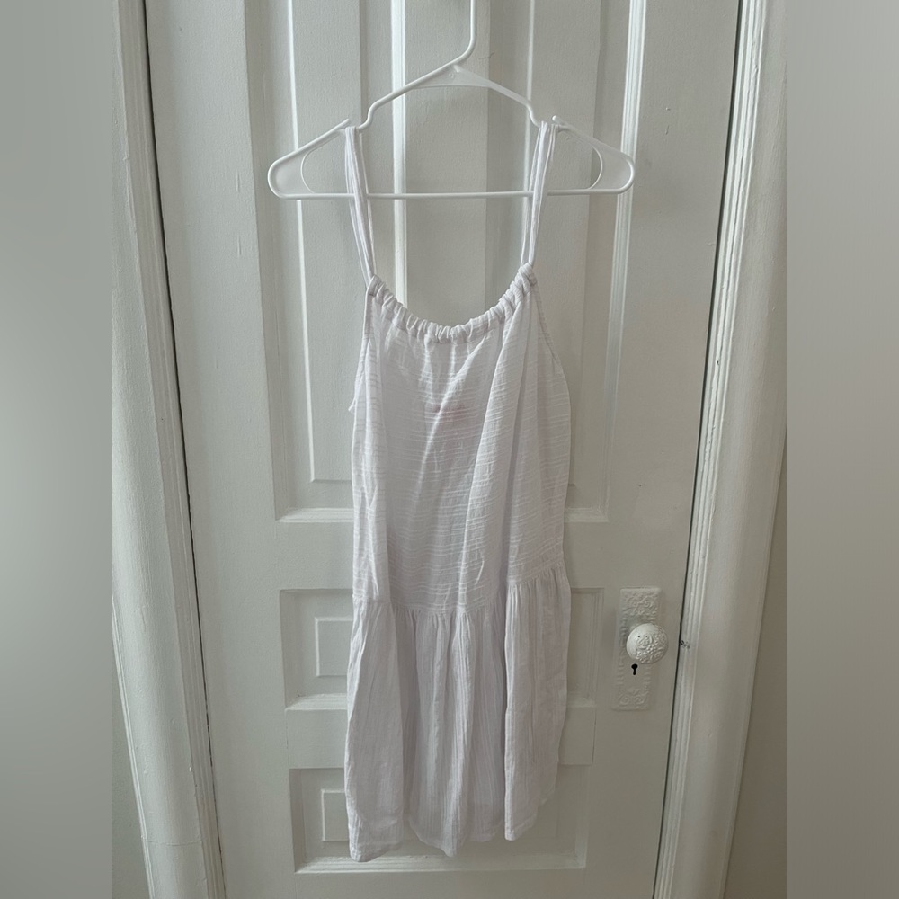 Linen beach cover up